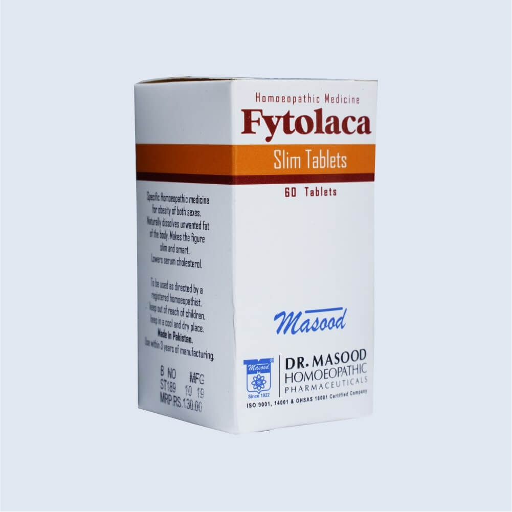 Dr Masood Fytolaca Slim Tablet 60s (Obesity, Weightloss)